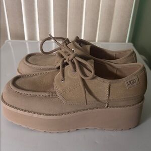 UGG Women's Tan Platform Shoes